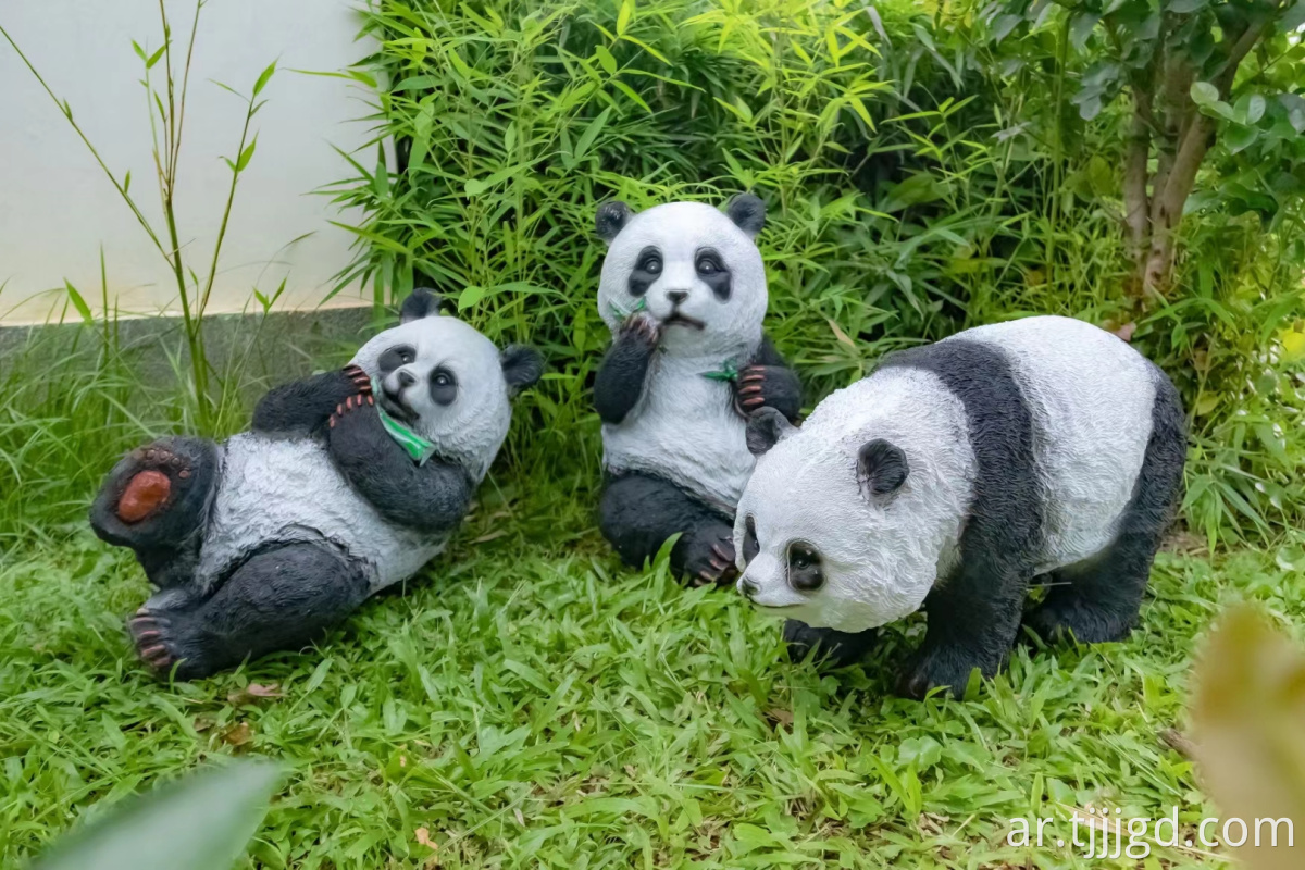 Panda shaped lights